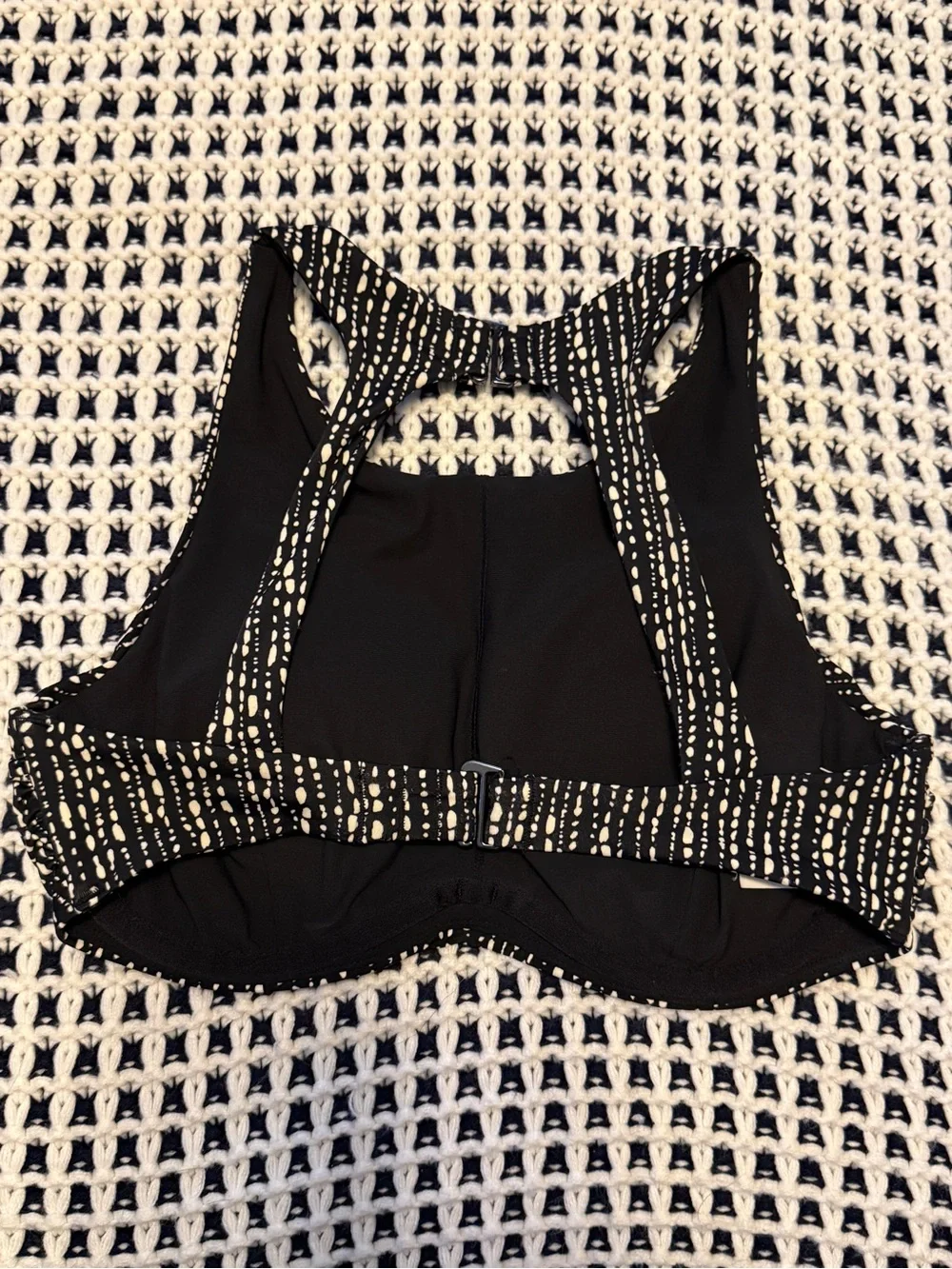 Athleta Swim Maldives High Neck Bikini Top size 32 B/C